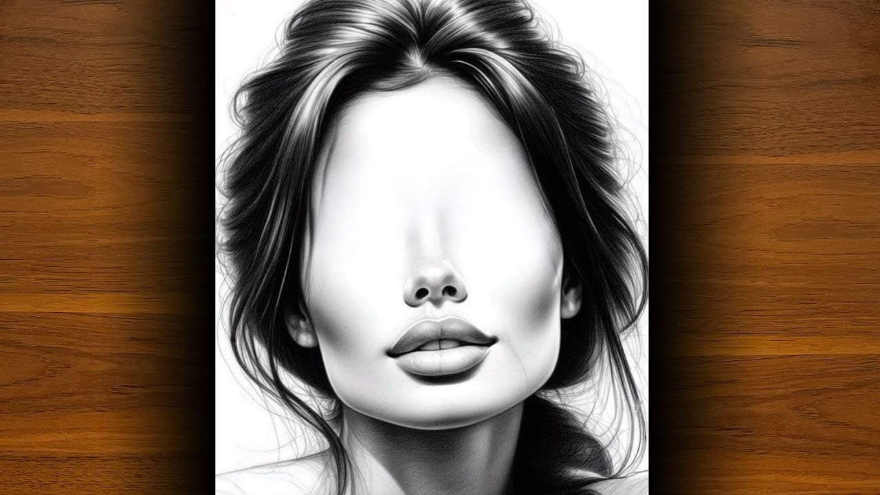 Face Features Drawing | How to Draw Face Easy & Step by Step - YouTube
