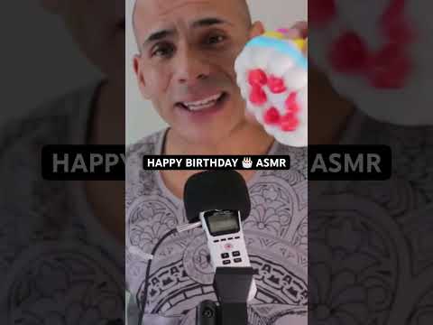 Happy Birthday ASMR #asmr #shorts #satisfying #relaxing