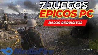 7 JUEGAZOS épicos para pc de BAJOS REQUISITOS👾|Increíble top juegos SIN TARJETA GRAFICA✅-2Gb de RAM⭐