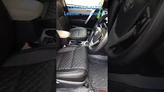 COROLLA ALTIS Black diamond seat cover with original fitting #corollaaltis #youtubeshorts #fypシviral