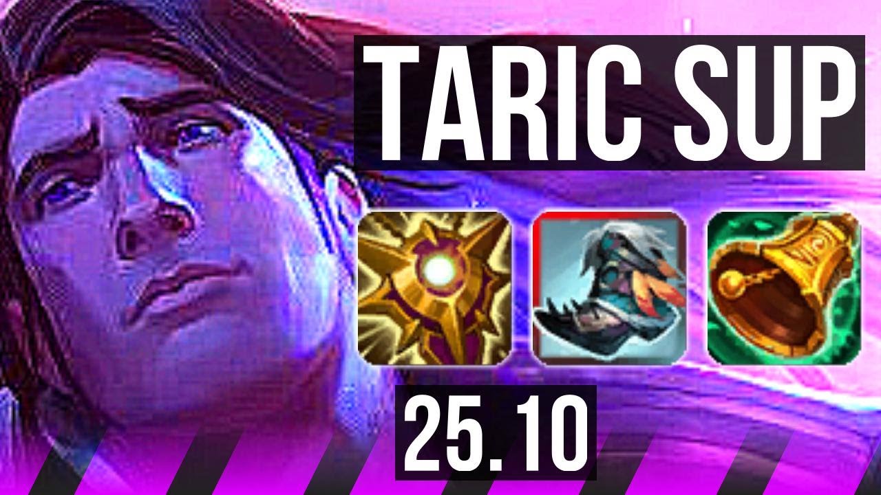 TARIC & Ezreal vs TEEMO & Ashe (SUP) | 0/3/27 | KR Grandmaster | 25.10