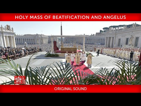 4 September 2022, Holy Mass of Beatification, Homily and Angelus | Pope Francis