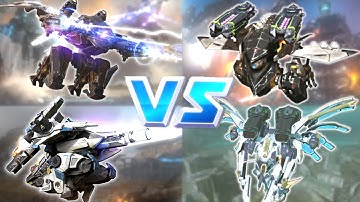 SERAPH VS AO JUN VS HAWK VS FAFNIR Who Is The REAL Titan Killer? - War Robots Comparison WR