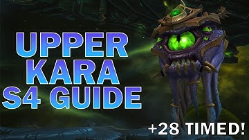 Upper Karazhan +28 Tank Commentary and Tips | Shadowlands Season 4 M+ Advanced Routing Guide