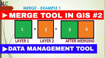TUTORIAL #2|HOW MERGE TOOL IN GIS WORKS?|DATA MANAGEMENT TOOL IN GIS|ATTRIBUTE TABLE