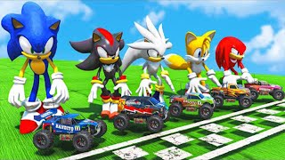 Sonic The Hedgehog Team Rc Cars RACING Challenge in the Beach #389