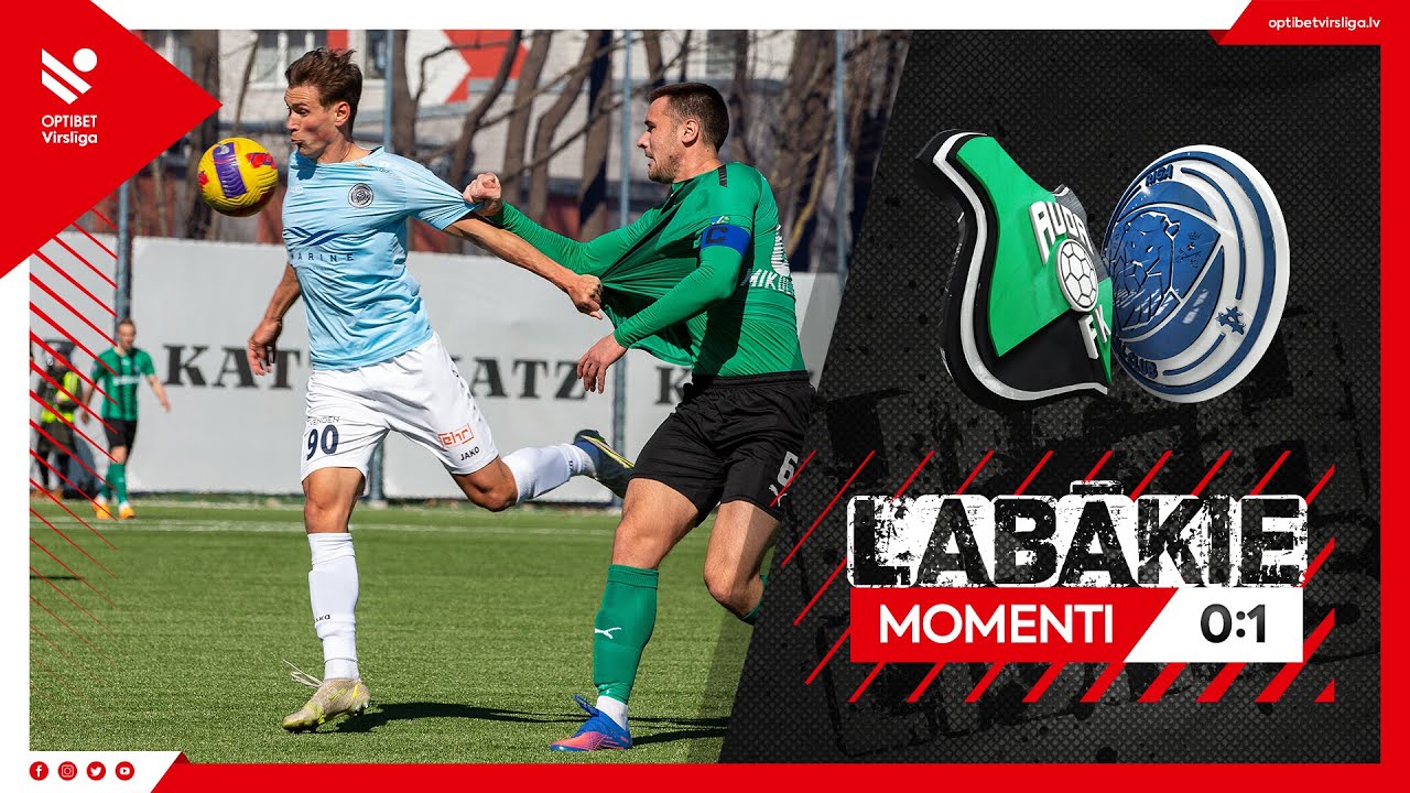 7. kārta: FK Auda 0:1 Riga FC (Labākie momenti) - YouTube