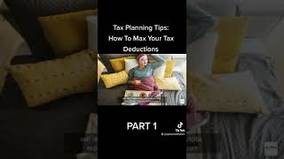 Tax Planning Tips: Max Tax Deductions #taxplanning