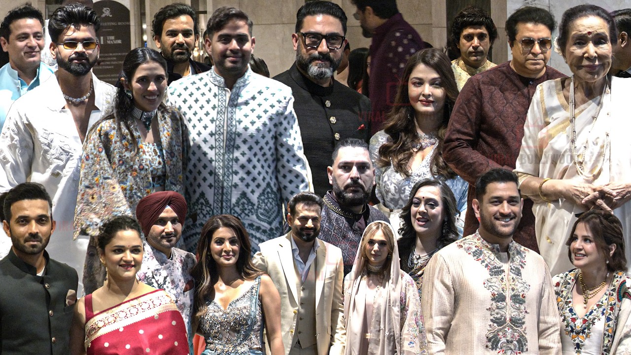 Sachin Tendulkar Son Arjun Tendulkar Wedding Ceremony | Raj Thackeray,MS Dhoni,Amitabh Bachchan