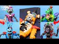 All shattered animatronics compilation glamrock freddy monty bonnie chica and roxanne wolf clay