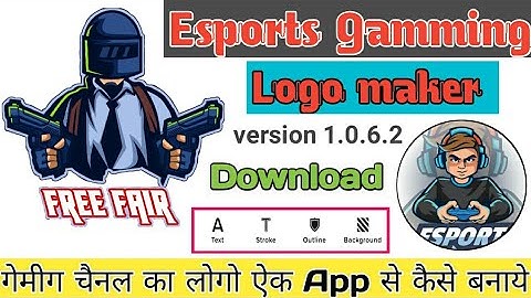 Esports Gaming Logo maker app ! How to use Esports App 2021