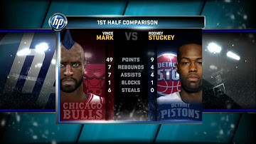 NBA 2K12 PC My Player - [Bulls 4th game] Halftime Report
