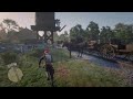 Red Dead Online Smashing A Bunch of Wagons With A Train Pt. 2