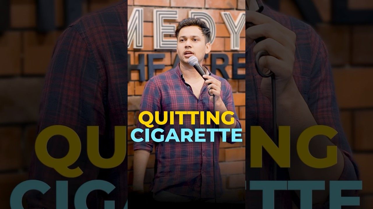 Quitting cigarettes #comedy #standupcomedy #shorts