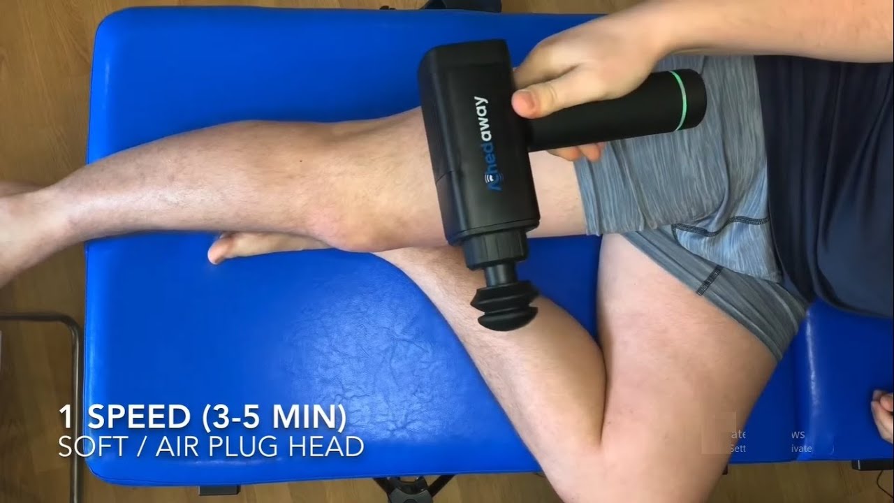 Percussion Massage IT Band. Massage gun AchedAway. YouTube