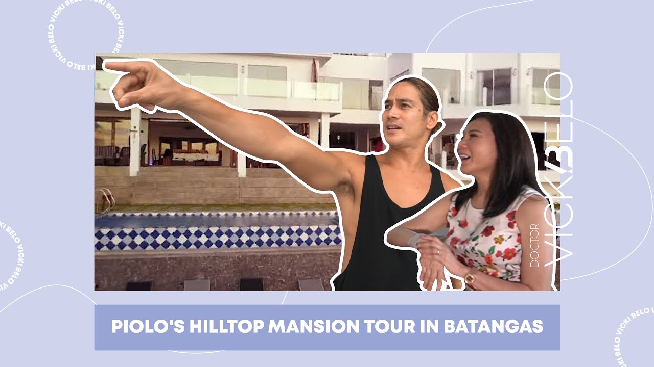 Download Piolo's Hilltop Mansion Tour in Batangas | Vicki Belo
