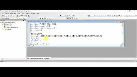 AVR Microcontroller(7 segment)