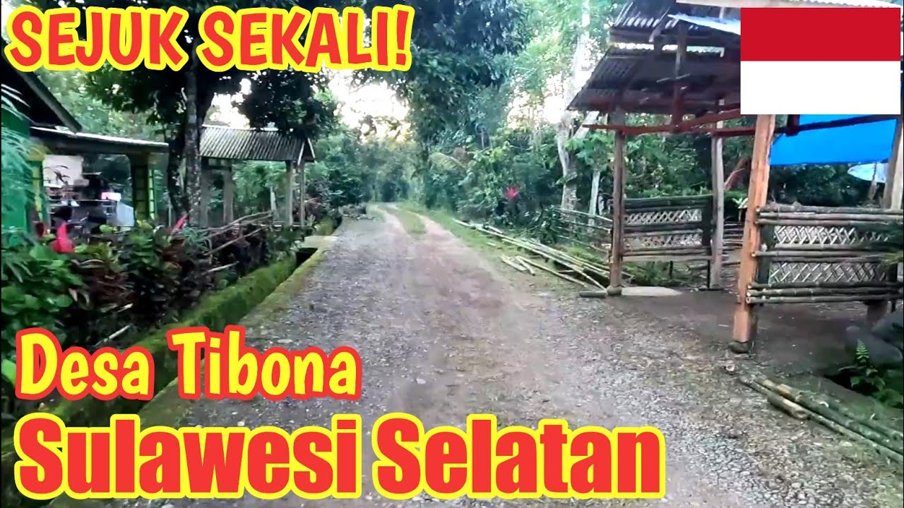 SEJUK SEKALI! Jalan-Jalan Di Desa Tibona Tanete Bulukumba Sulawesi Selatan