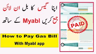 How to Pay Gas Bill Online | How to Pay SNGPL Bill with Myabl app screenshot 1