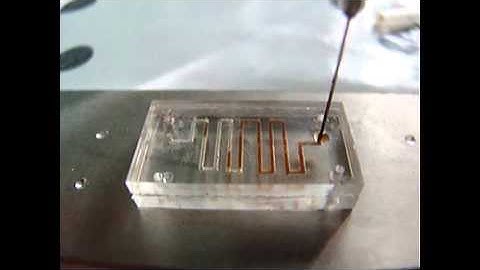 Microfluidics - First attempt manufacturing chip