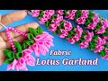      fabric lotus garland