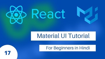 Material UI Tutorial For Beginners in Hindi #17 App Bars