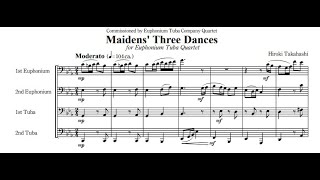 Maidens' Three Dances - Euphonium & Tuba Quartet by Hiroki Takahashi