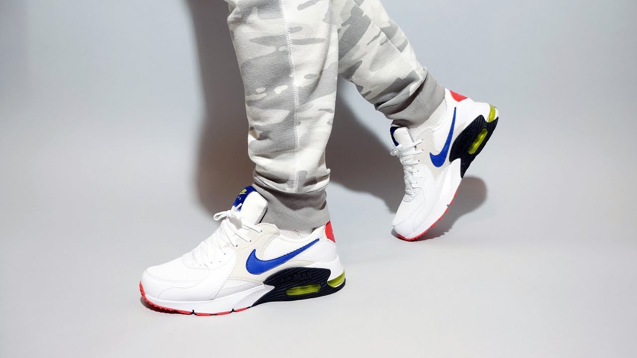Nike Air Max Excee White Blue Red 