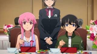 Uno de los momentos mas importantes en el anime "Mirai Nikki" fue c...