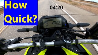 Acceleration TESTS Before Mods! - Yamaha MT 03