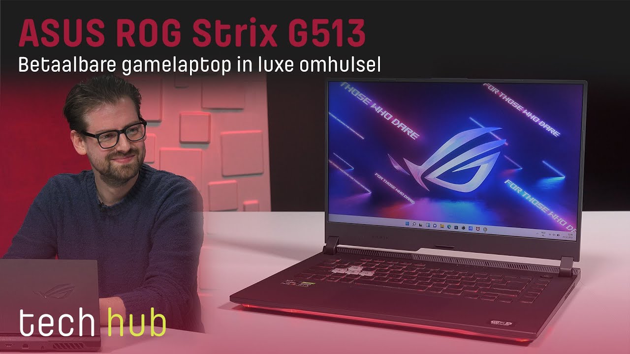 Infecteren Thuisland Gentleman vriendelijk ASUS ROG Strix G513 - Betaalbare gamelaptop in luxe omhulsel - YouTube