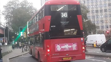 Arriva London, Gemini 3, B5LH, HV331 LJ17WPA On Route 243 at Waterloo
