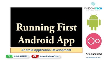 Android (03): Android First App in Urdu by Arfan Shahzad