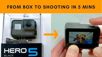 GoPro Hero 5 Black - Quick Beginner Instruction Guide Manual