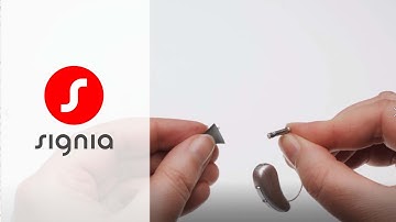 How to exchange a sleeve eartip on a Signia hearing aid | Signia Hearing Aids