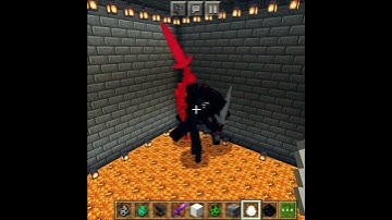 Minecraft : Mutant Obsidian Golem vs 2 Mutant Wither Skeleton.