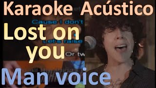 (Man voice) Lost on you - LP - Karaoke