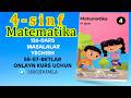 4-sinf onlayn kursi 126-dars – Masalalar Yechish va Fazoviy Shakllar (To'liq qo'llanma)