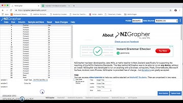 Pasting Data into NZGrapher to create a Box and Whisker
