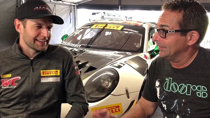 Le Mans winner Michael Christensen Interview at Ro...