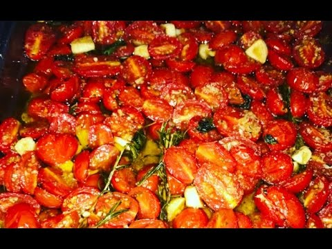Vídeo: Pimentos Assados com Tomate Cereja