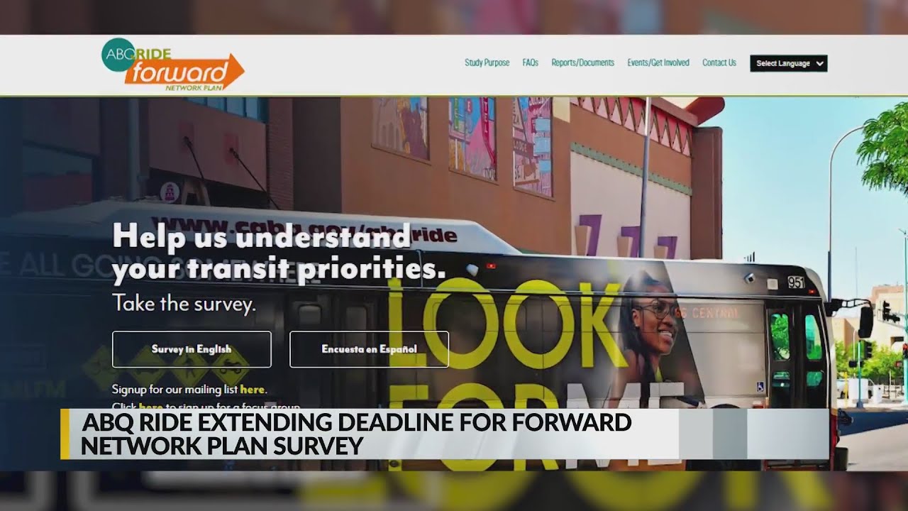 ABQ Ride extending deadline for Forward Network plan survey - YouTube