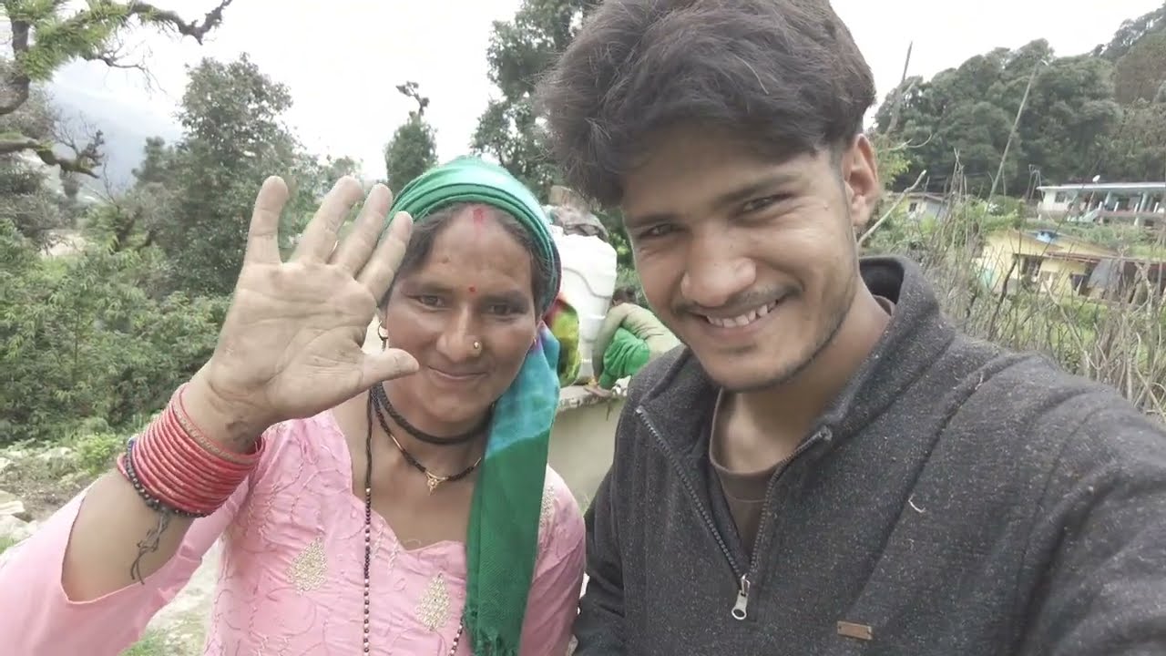 गोदाई। सावन का महीना और Aaj ho rahi hai rajma ki  गोदाई। Pahadi lifestyle Vlog #pahadi #culture 