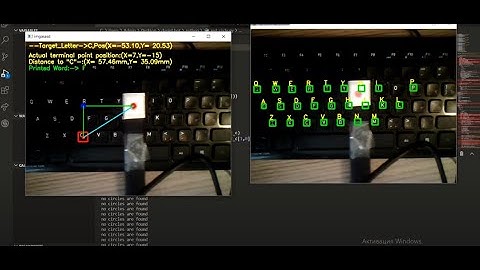 Intelligent Robotic System for Text Typing on a Computer using neuronal networks, machine vision