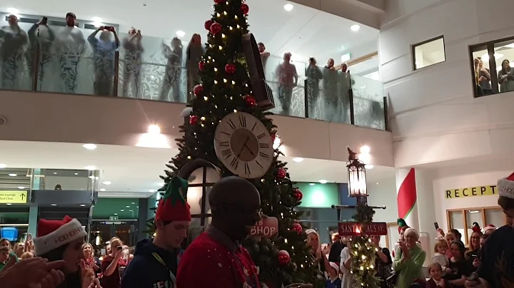 Pride of Britain winner Dante Marvin switches on Alder Hey's Christmas Lights 2019