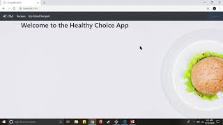HCTC Healthy Choice App Demo (milestone2)