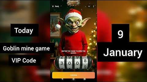 Goblin Mine Game VIP Code 9 January | Goblin Mine Game Vip Code | 9 January Goblin Mine Game