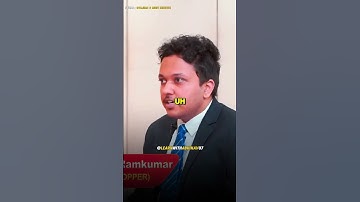 PK Sidharth Ram Kumar || AIR 4 || UPSC interview || #upsctopper