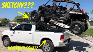 This is What $120,000 Worth of Toys Looks Like || RAMPTEK UTV Truck Rack Loading