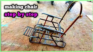 how to install chair | amazing chair making | folding swing chair